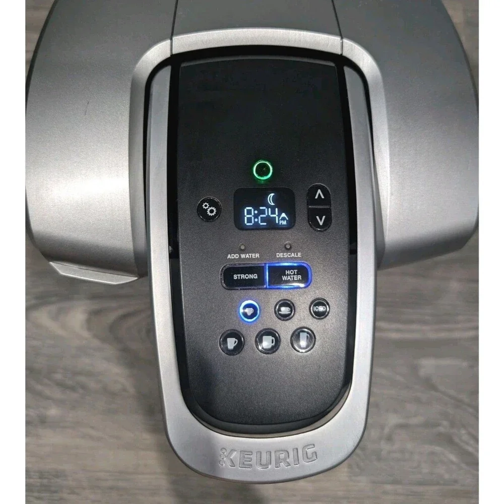 Keurig K-Elite K90 Single Serve K-Cup Coffee Maker/Brushed Silver Works Great!